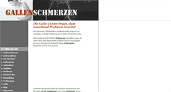 Desktop Screenshot of gallenschmerzen.de